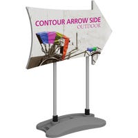 Contour Outdoor Sign Arrow Side - Water Base