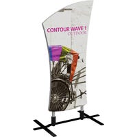 Contour Outdoor Sign Wave 1 - Plate Base